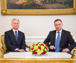 G.Nausėdos susitikimas su Lenkijos prezidentu 5