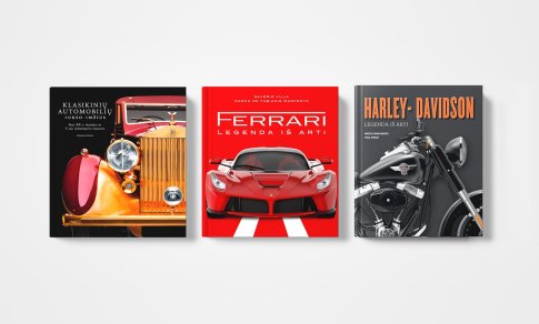 Neabejingiems technikos stebuklams – įkvepiančios „Ferrari“, „Harley Davidson“ ir klasikinių automobilių aukso amžiaus istorijoms