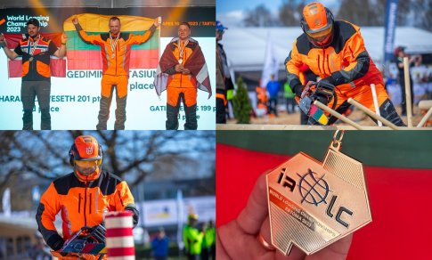 Pasaulio medkirčių čempionate Estijoje – lietuvio auksas