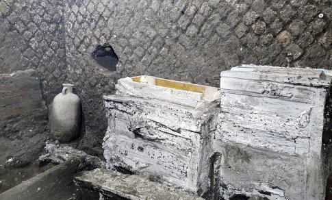 Vezuvijaus sunaikintoje Pompėjoje atkastas 2000 metų senumo vergų kambarys