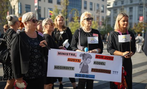 Šią savaitę mokytojai atnaujins streiką