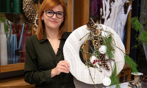 Floristė pataria, kaip susikurti tvarų kalėdinį vainiką