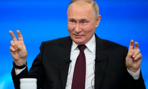 Rusijos „rinkimuose“ šešerių metų kadenciją „laimėjo“ V. Putinas