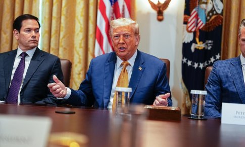 D. Trumpas pagaliau pripažino: V. Putinas kalba daug nesąmonių apie Ukrainą