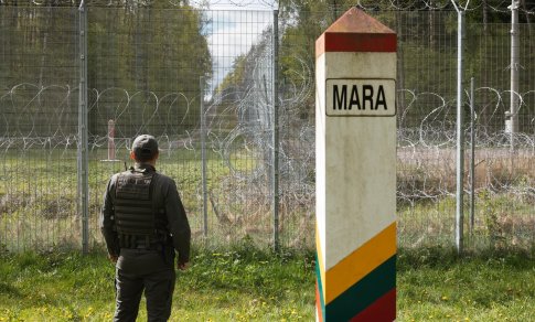 Pasieniečiai įtaria, kad Baltarusijoje neteisėti migrantai treniruojami įveikti fizinius barjerus