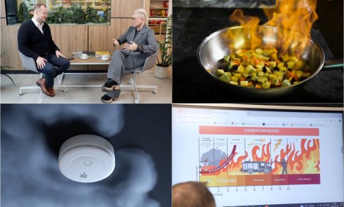 Nuo spirgučių keptuvėje iki viešbučių: kas iš tiesų saugo mus nuo gaisrų