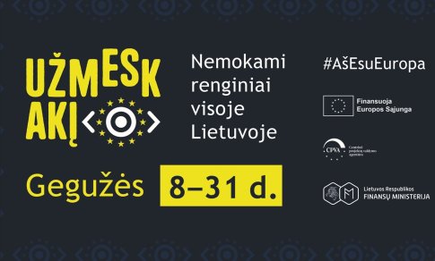 Atvirų durų dienos „UžmESk akį“ sugrįžta: gegužę — daugiau nei 50 nemokamų renginių