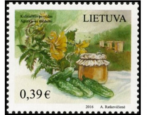 Seniausias lietuviškas desertas - pašto ženkle