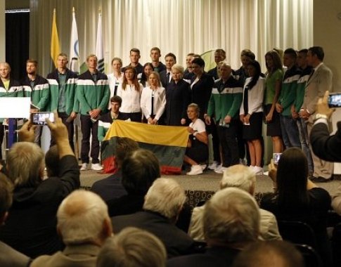 Lietuvos rinktinės palydėtuvės į XXXI olimpines žaidynes