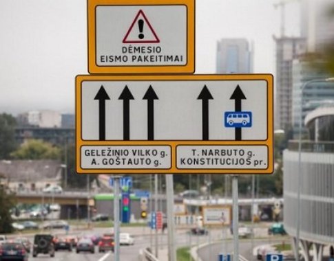 Eismo pakeitimai vienoje judriausių Vilniaus sankryžų