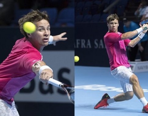 Tenisininkas R. Berankis įveikė ketvirtąją pasaulio raketę