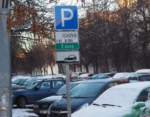 Nuo gruodžio 5 d. Vilniuje – automobilių statymo tvarkos pokyčiai