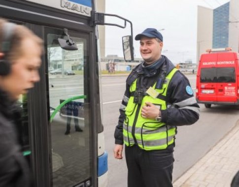 Vilniaus transporto kontrolieriai darbe naudos vaizdo kameras