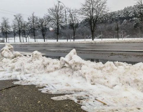 Šiemet žiema buvo užsukusi tik trumpam