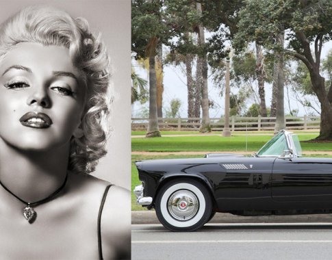 Holivudo ikonos M.Monroe automobilis aukcione parduotas už beveik 500 tūkst. dolerių