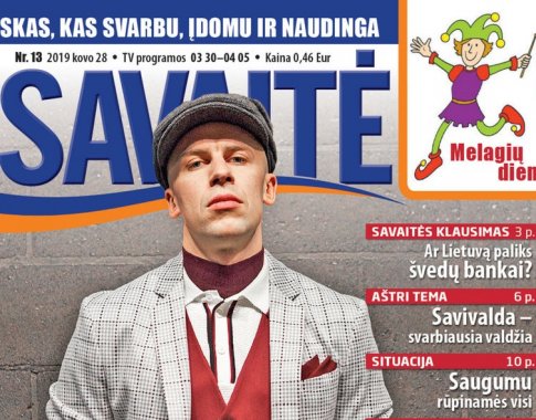 Informacinis pranešimas dėl „Savaitės“ leidinio nr. 13