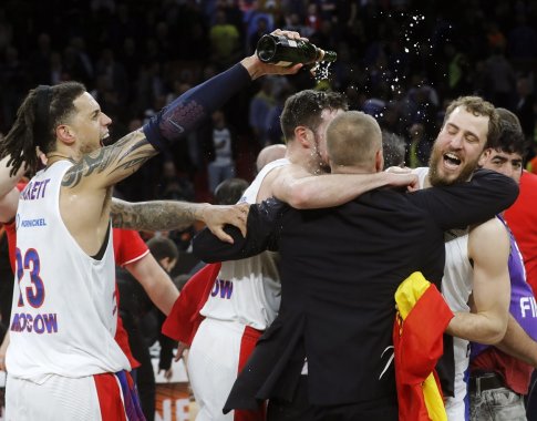 Eurolygos kulminacija: čempionais tapo CSKA, žalgirietis išrinktas į geriausią sezono komandą