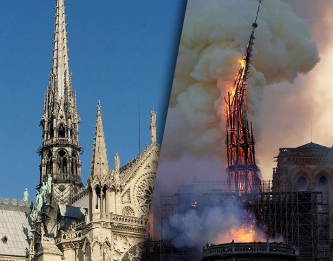 Paryžiaus katedros gaisras atgims televizijos dramoje