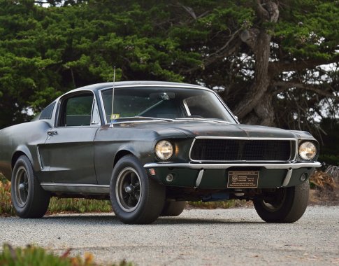 Legendinis automobilis „Ford Mustang GT“ iš kino filmo „Bullitt“ parduotas už 3,7 mln. dolerių