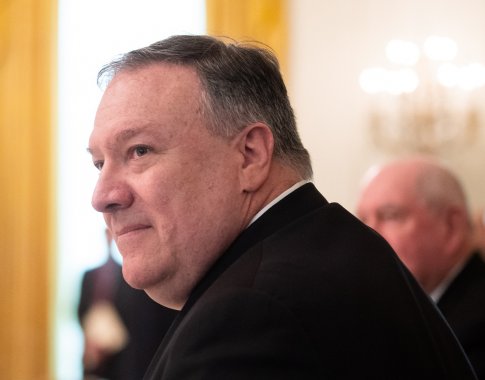 M. Pompeo pavadino Amerikos naftos tiekimo Baltarusijai pradžią „didele diplomatine JAV pergale“