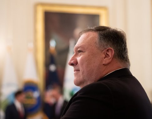 M. Pompeo: saugumo įstatymas yra mirties nuosprendis Honkongo autonomijai M. Pompeo: saugumo įstatymas yra mirties nuosprendis Honkongo autonomijai
