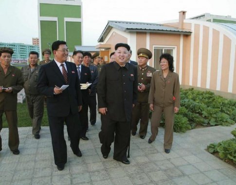 Šiaurės Korėja grasina vėl įžengti į demilitarizuotą zoną