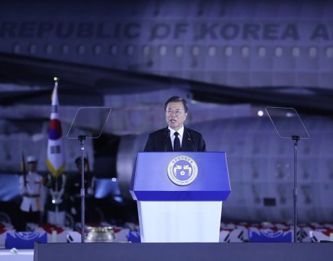 Moon Jae Inas: Pietų Korėja nesiekia dar vieno karo su Šiaurės Korėja