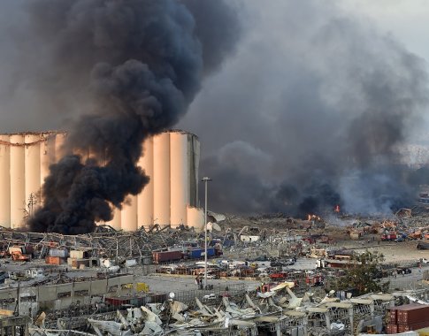 Dėl milžiniško sprogimo Beirute nukentėjo apie 4 tūkst. žmonių