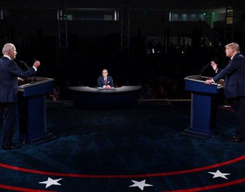 Pirmuosius D. Trumpo ir J. Bideno TV debatus stebėjo gerokai mažiau žiūrovų Pirmuosius D. Trumpo ir J. Bideno TV debatus stebėjo gerokai mažiau žiūrovų