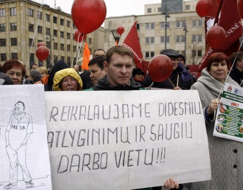 Profesinės sąjungos dėl MMA kėlimo rengs protesto akciją