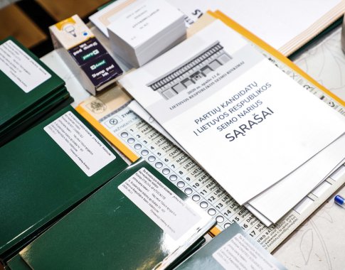 Jau pirmadienį įžanga į antrąjį Seimo rinkimų turą – išankstinis balsavimas