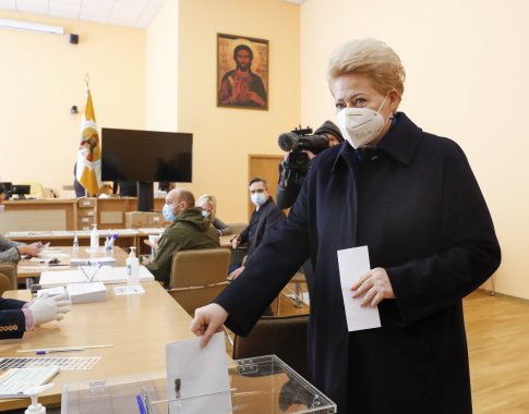 D. Grybauskaitė: nebalsavau už tuos, kurie liguistai ieško priešų