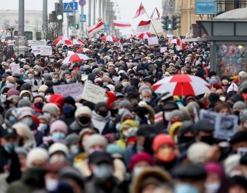Baltarusijoje protestai prieš A. Lukašenką tęsiasi jau 100 dienų