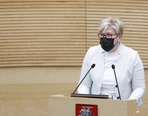 I. Šimonytė: siūlau atvirai pripažinti, kad skolos augimas tapo problema I. Šimonytė: siūlau atvirai pripažinti, kad skolos augimas tapo problema