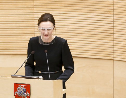 V. Čmilytė-Nielsen LVŽS atstovavimo Seime klausimą spręs ne dėl R. Karbauskio: tai buvo vieno asmens teatras
