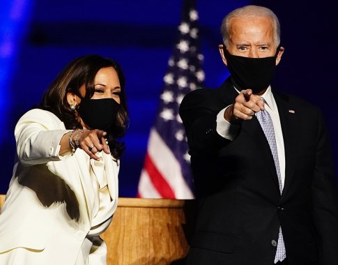 Žurnalo „Time“ metų žmogumi išrinkti Joe Bidenas ir Kamala Harris