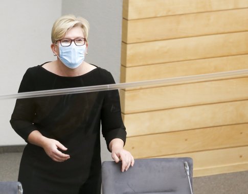 I. Šimonytė: apie nepaprastosios padėties įvedimą Vyriausybė nesvarsto I. Šimonytė: apie nepaprastosios padėties įvedimą Vyriausybė nesvarsto