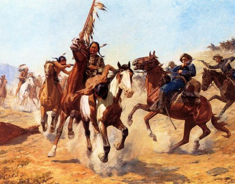 Didieji indėnų vadai nuožmiai kovojo su kolonizatoriais