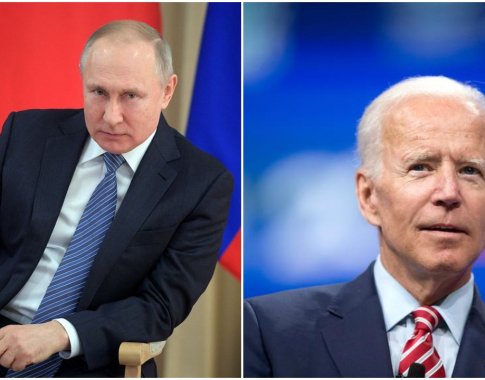 JAV prezidentas J. Bidenas: V. Putinas yra „žudikas“