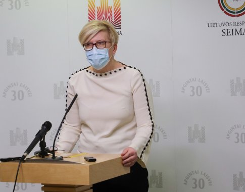 I. Šimonytė: COVID-19 atvejai nenustatomi, nes žmonės slepia galimus kontaktus I. Šimonytė: COVID-19 atvejai nenustatomi, nes žmonės slepia galimus kontaktus