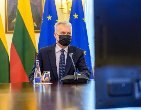 G. Nausėda: Lietuva laikosi pozicijos, kad tvirti transatlantiniai ES ir JAV santykiai yra būtini