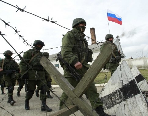 JAV: Rusija prie Ukrainos sienos sutelkusi tiek karių, kiek jų nebuvo nuo konflikto pradžios