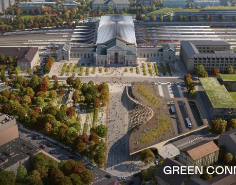 Geriausią Vilniaus stoties rajono viziją pristatė pasaulinio garso kompanija „Zaha Hadid Architects“