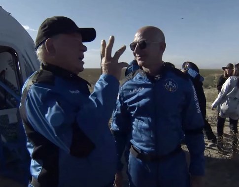 Į kosmosą pakilo iki šiol vyriausias žmogus (VIDEO) Į kosmosą pakilo iki šiol vyriausias žmogus (VIDEO)