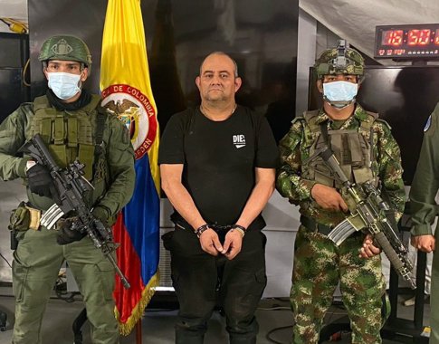 Suimtas labiausiai ieškomas Kolumbijos narkomafijos bosas: įvykį sulygino su P. Escobaro nukovimu