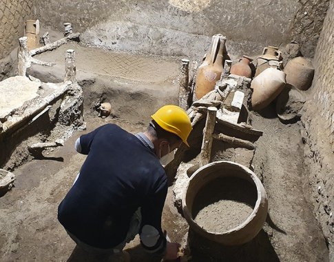 Archeologai Pompėjoje surado „retą radinį“ – vergų kambarį