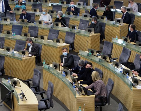 Einant į Seimą parlamentarams galimybių paso kol kas neprireiks Einant į Seimą parlamentarams galimybių paso kol kas neprireiks