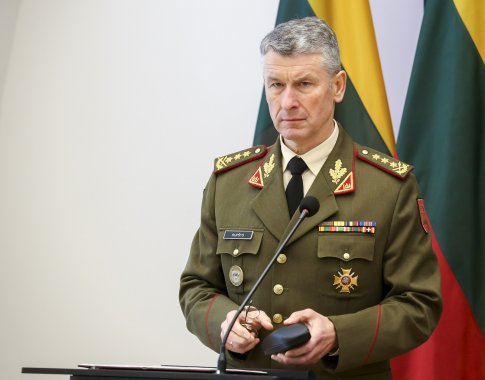 Kariuomenės vadas V. Rupšys: Rusijos elgesys rodo, kad saugumo situacija gali pasikeisti labai greitai