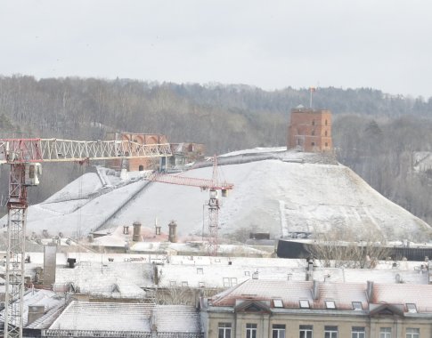 Kultūros ministras apie Gedimino kalno situaciją: „Su nerimu, bet be panikos“