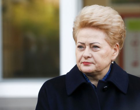 D. Grybauskaitė: sankcijos Rusijos nesustabdys, karo nusikaltėlis gali būti sustabdytas tik mūšio lauke